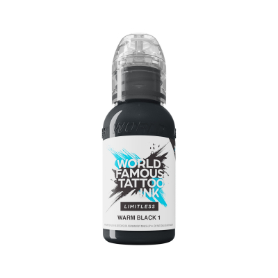 World Famous Limitless tatoeage-inkt - Warm Zwart 1 30 ml