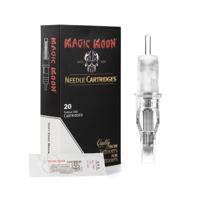 Doos met 20 Magic Moon Naald Modules 0.35MM Soft Edge Magnum Lange Taper