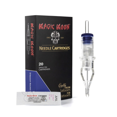 Doos met 20 magic Moon Naald Modules 0.35MM Rechte Ronde Liner Medium Taper