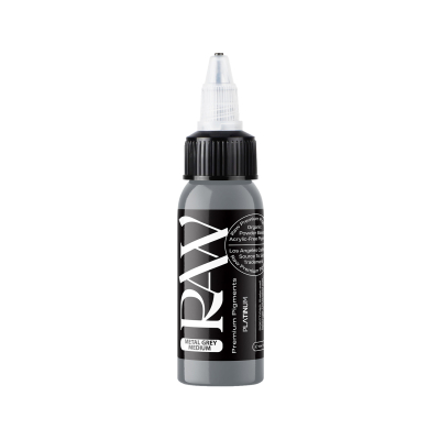 Raw Pigments Platinum - Metal Grey Medium Tatoeage Inkt - 30ml