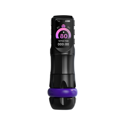 OG Inspiration Wireless Tattoo Pen - Mystic Black met Multi-Colour/Size Ringen - 3,5mm slaglengtes