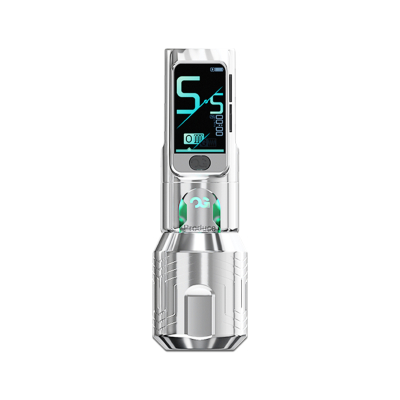OG FURY II Wireless Tattoo Pen - Zilver - 4,2mm slaglengte