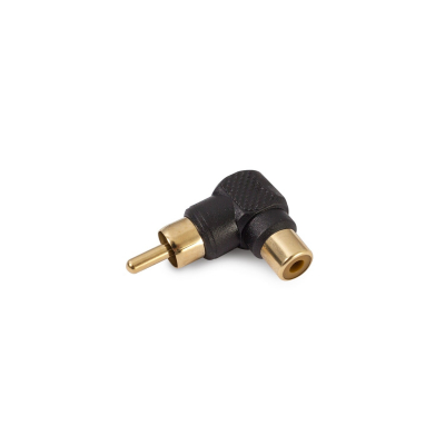 Hoekig RCA naar 6.3mm Jack Adapter Plug