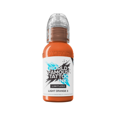 World Famous Limitless Tattoo Ink - Light Orange 3 30ml