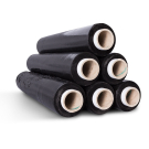 Image of Black Pallet Stretch Shrink Wrap Folie (400mm x 200m)