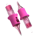 Doos met 20 Ghost Pink Naaldpatronen - Round Liner Long Taper