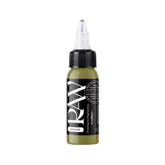 Raw Pigments Platinum - Avocado Tatoeage Inkt - 30ml