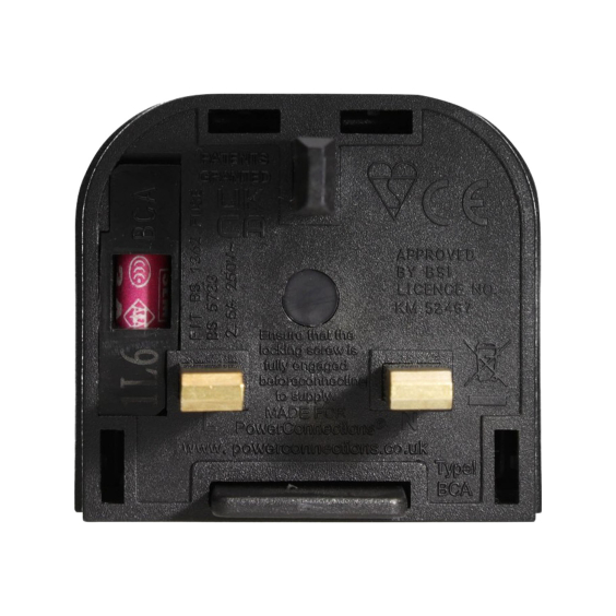 BCA - EU (2-pins) naar VK 3A converterstekker