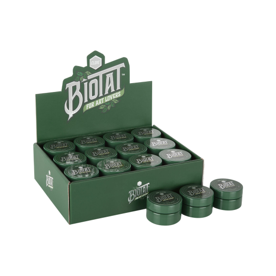Displaydoos met 24 BIOTAT Tattoo Clove Soft Butter 25 ml