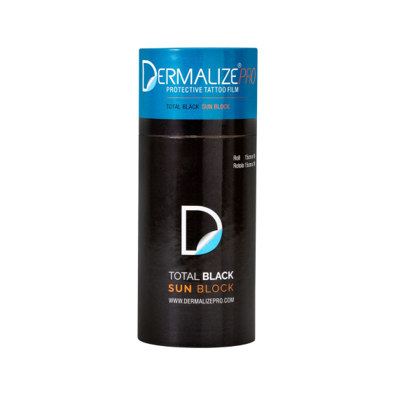 Rol Dermalize Pro Total Black Sun Block - Beschermende tatoeagefolie - 15 cm x 10 m