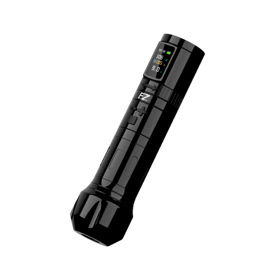 EZ EvoTech Pro Draadloze tattoo-pen - Zwart