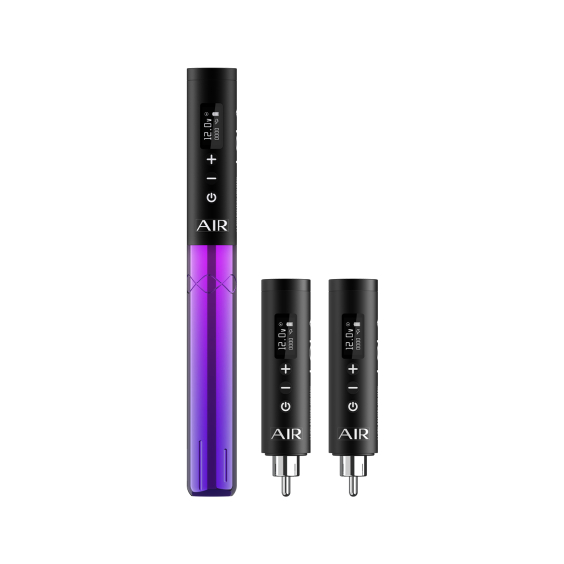 EZ Lola Air Draadloze PMU-machine met twee extra batterijen - Black 7 Purple Gradient