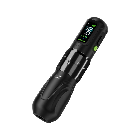 EZ P6 Draadloze Tattoo Pen - Zwart