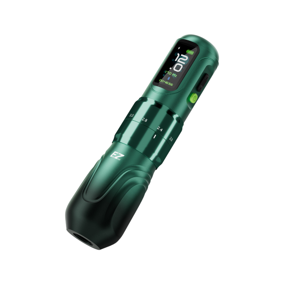EZ P6 Draadloze tattoo-pen - Green Gradient