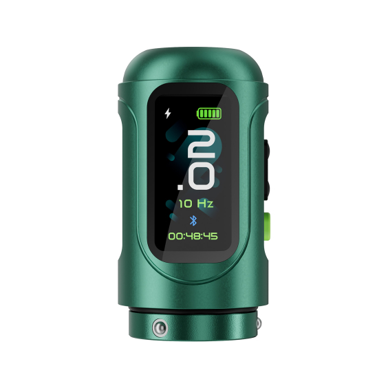 EZ P6 Draadloze tattoo pen reservebatterij - Green Gradient