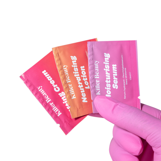 Killer Beauty Vegan Lash Lift Brow Lamination 1,5 ml zakjes Stappen 1-3 (30 zakjes)