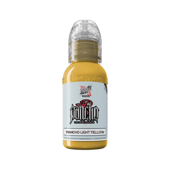 World Famous Limitless Tatoeage-inkt - Pancho Light Yellow 30 ml (1 oz)