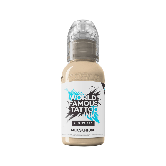 World Famous Limitless tatoveringsblæk - Milk Skintone 30 ml