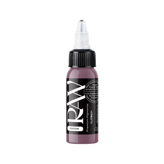 Raw Pigments Platinum - Maroon Tatoeage Inkt - 30ml