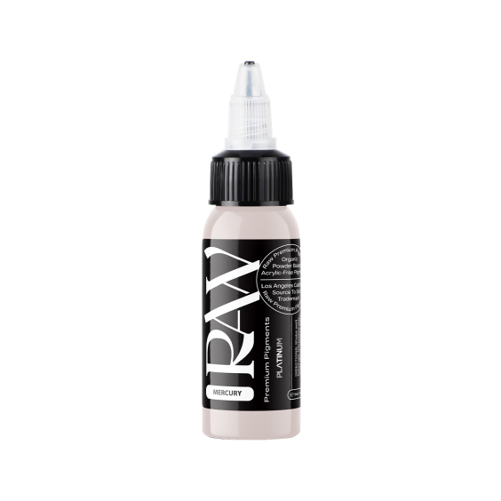 Raw Pigments Platinum - Mercury Tatoeage Inkt - 30ml