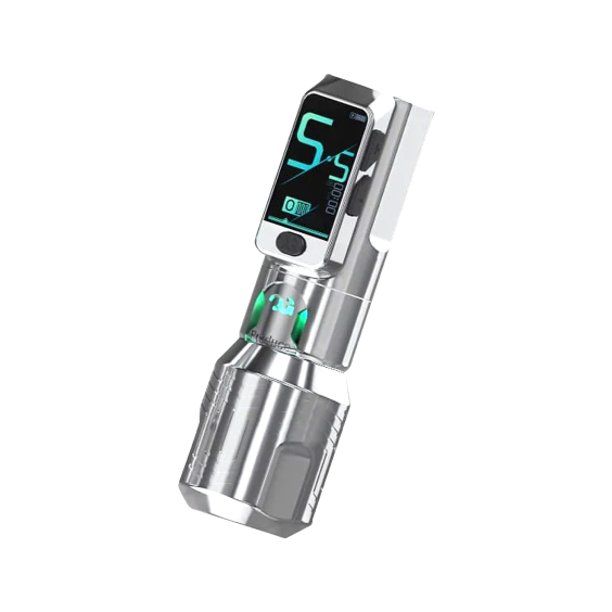 OG FURY II Wireless Tattoo Pen - Zilver - 4,2mm slaglengte