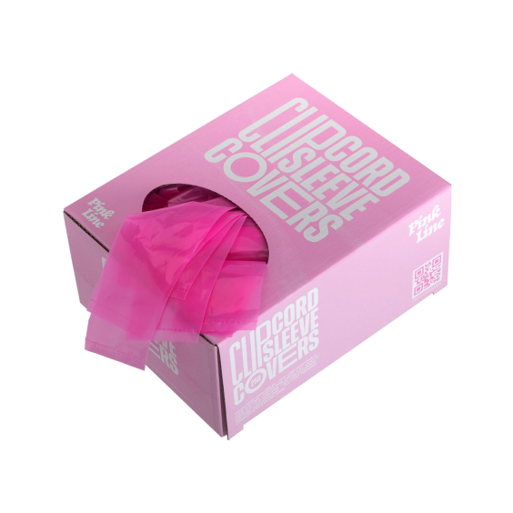Box of 250 Killer Ink Pink Line Tattoo Clip Cord Sleeve