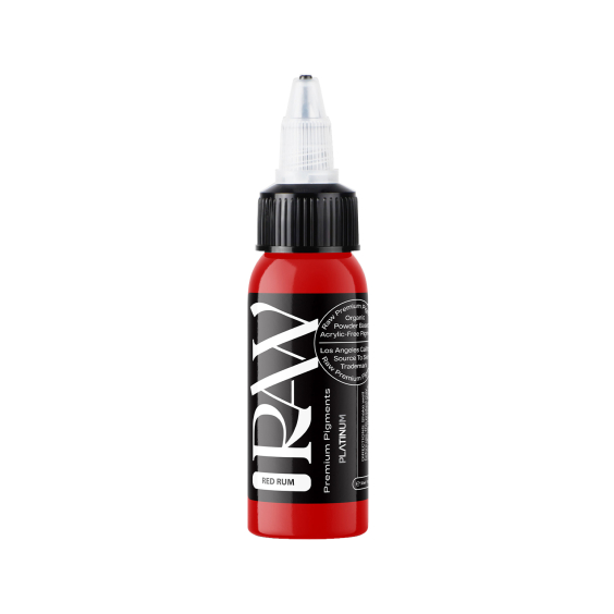 Raw Pigments Platinum - Red Rum Tatoeage Inkt - 30ml