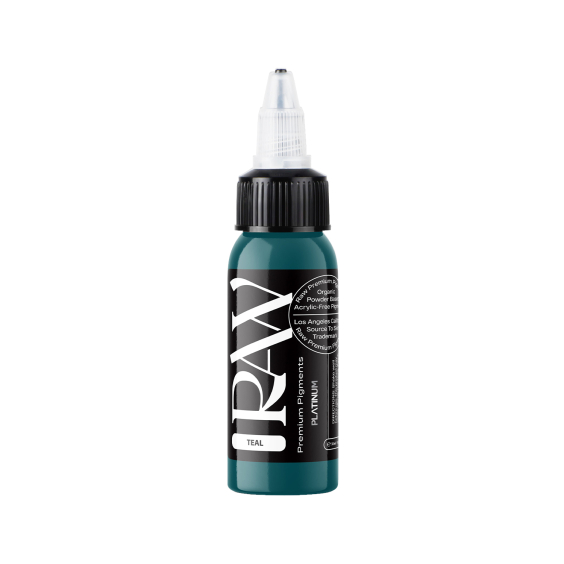 Raw Pigments Platinum - Teal Tatoeage Inkt - 30ml