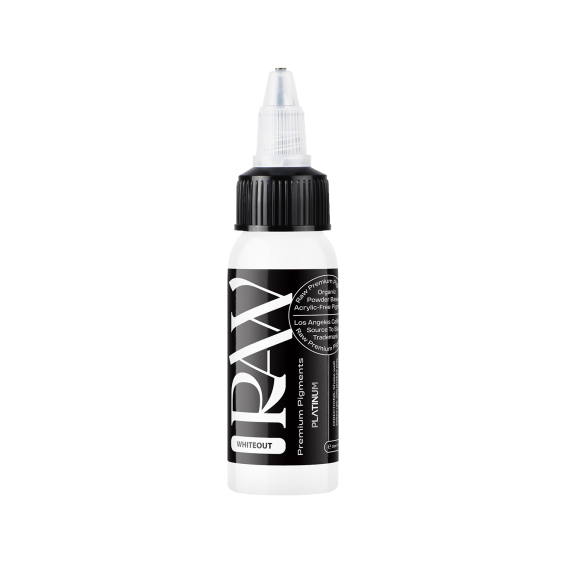 Raw Pigments Platinum - Whiteout Tatoeage Inkt - 30ml