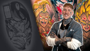 Hoe je Broly uit Dragonball Z kunt tatoeëren met Colin-tatoeages