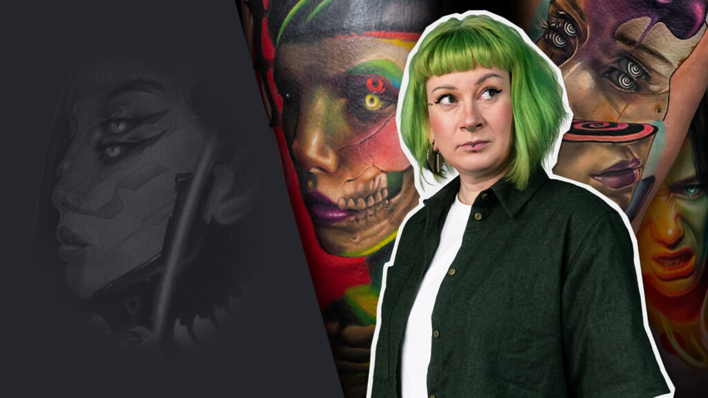 Een surrealistische tattoo maken met Aggie Vneck