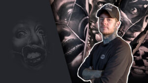 Hoe maak je een surrealistische tattoo in zwart-wit?