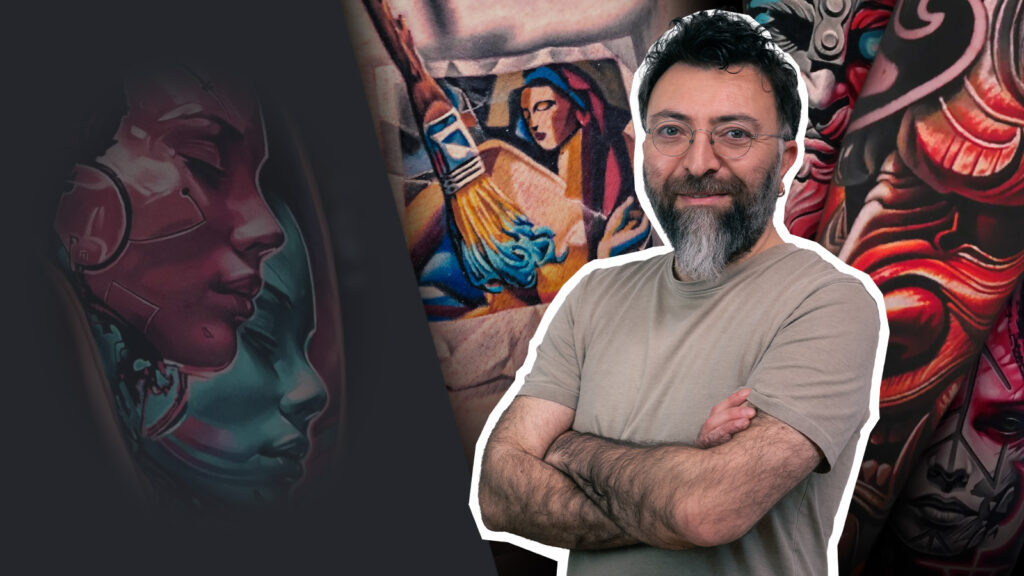 Hoe ontwerp en tatoeëer je een kleurrijke illustratie met Volkan?