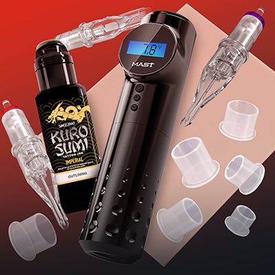 de Killer Ink Dragonhawk Draadloos Geavanceerd B+G Kit.