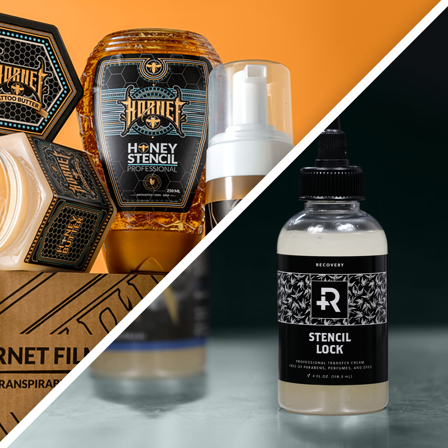Stencilbenodigdheden van Hornet Honey en Recovery