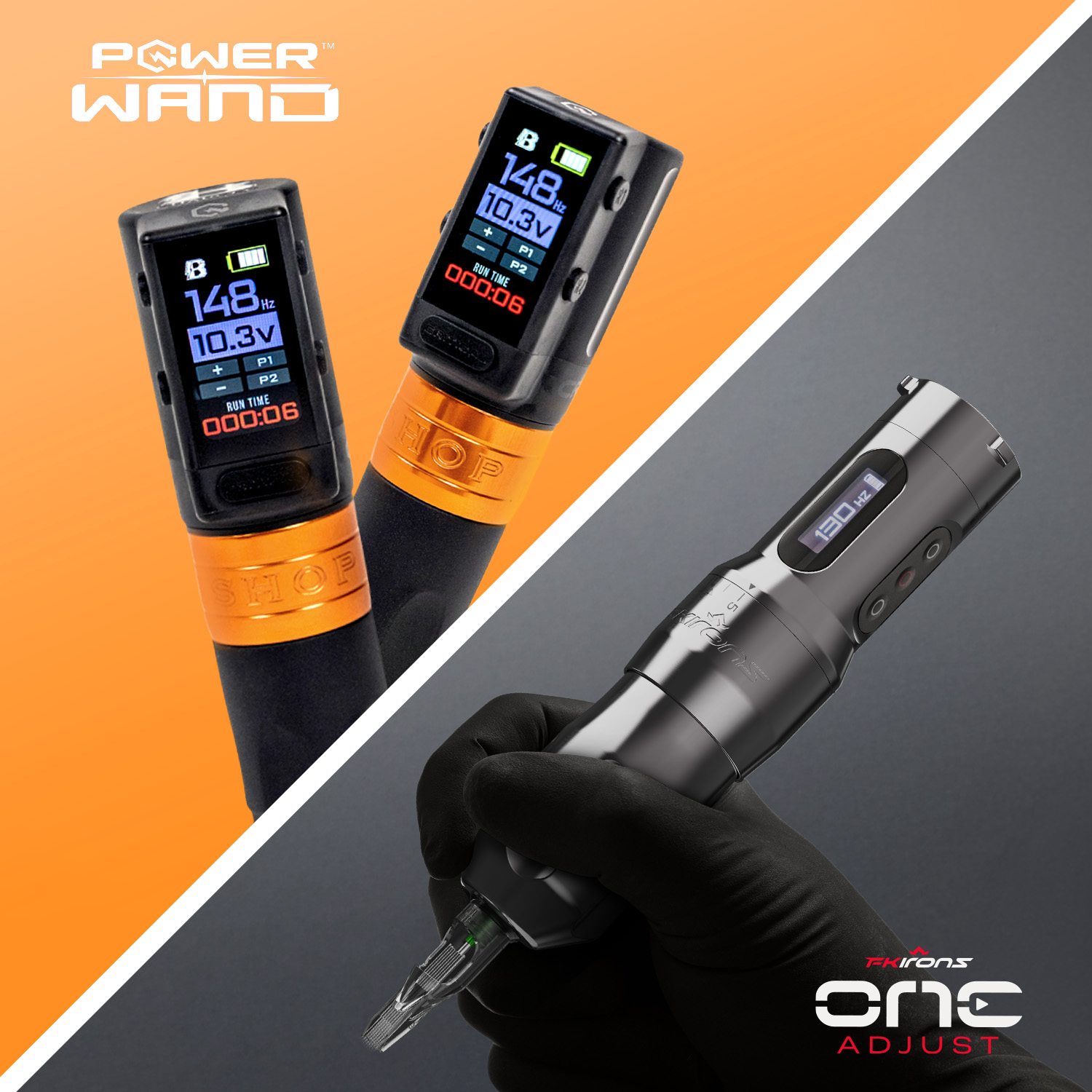 De Bishop Power Wand en de FK Irons One