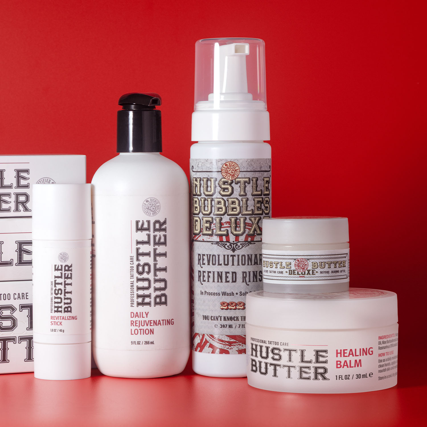 Hustle Butter-hygiƫne- en nazorgproducten