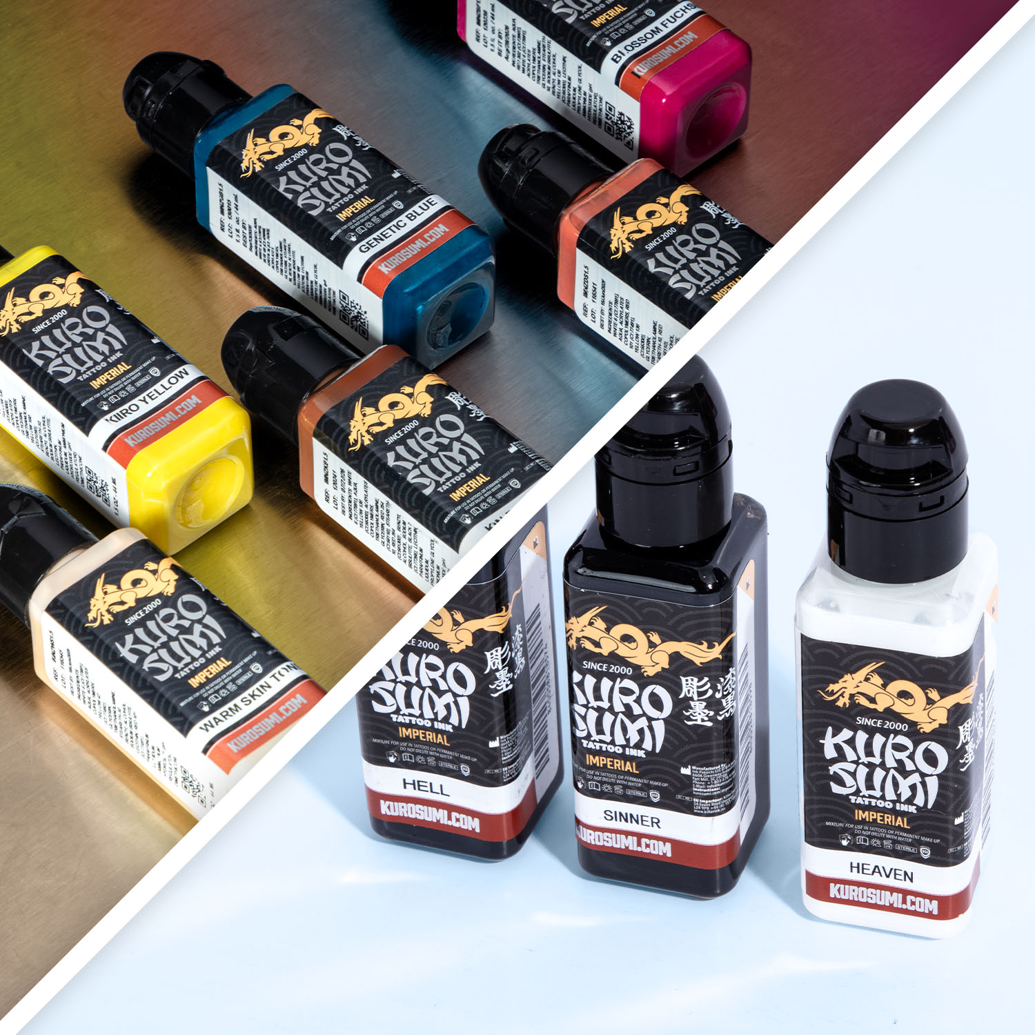 Flessen Kuro Sumi-tatoeage-inkt